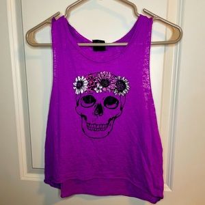 Rock candy skull tank medium